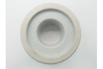 江戸期　太明年製　古伊万里　染付　蝙蝠文　盃洗(杯洗、台鉢、高台皿、和食器、フルーツボウル、コンポート)(R-063071)
