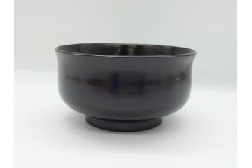 良寛和尚書　心月輪　漆器　杯洗(共箱付き、盃洗、在銘?)(R-063077)