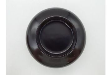 良寛和尚書　心月輪　漆器　杯洗(共箱付き、盃洗、在銘?)(R-063077)