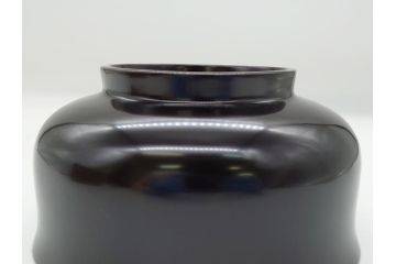 良寛和尚書　心月輪　漆器　杯洗(共箱付き、盃洗、在銘?)(R-063077)