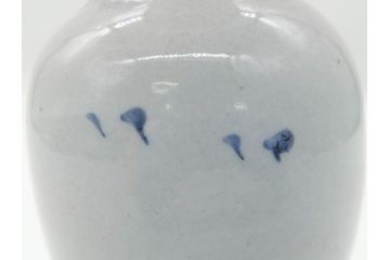 江戸期　古伊万里　染付　二耳花瓶(花入、花器)(R-063094)