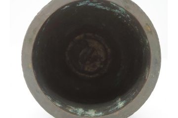 古銅　蝉紋　懐かしさと風情を感じる鐘(銅鐸、風鐸、宝鐸、釣鐘)(R-063095)