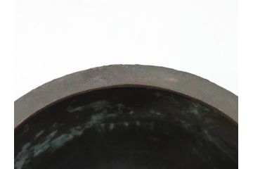 古銅　蝉紋　懐かしさと風情を感じる鐘(銅鐸、風鐸、宝鐸、釣鐘)(R-063095)