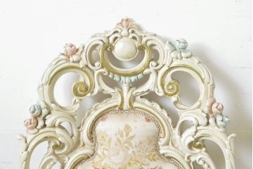 中古　イタリアブランド家具　SILIK(シリック)　細部まで凝った造りが美しいチェア2脚セット(椅子、イス、サロンチェア)(R-063102)
