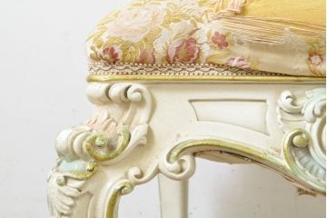 中古　イタリアブランド家具　SILIK(シリック)　細部まで凝った造りが美しいチェア2脚セット(椅子、イス、サロンチェア)(R-063102)