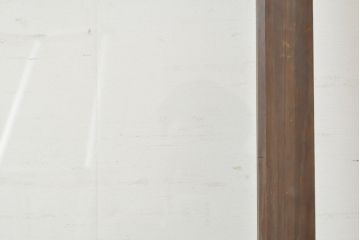 アンティーク建具 どんなお部屋にも合わせやすいシンプルなガラス戸2枚セット(引き戸、建具)(R-063106)