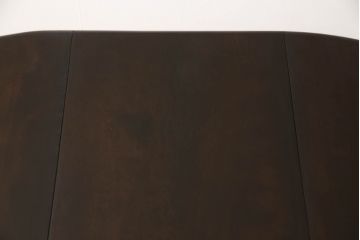 和製ビンテージ　松本民芸家具　#28型バタフライ卓　クラシカルな佇まいが魅力のバタフライテーブル(ゲートレッグテーブル、ダイニングテーブル、4人掛け、4P、2人掛け、2P、オーバルテーブル、ヴィンテージ)(定価約22万円)(R-063124)