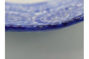 明治〜大正期　伊万里　印判　蛸唐草　松竹梅文　4.6寸　約14cm　輪花型　小皿5枚セット(四寸六分、和皿、和食器)(R-063127)