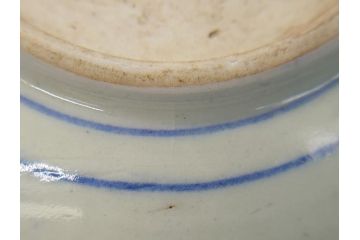 明治〜大正期　伊万里　印判　蛸唐草　松竹梅文　4.6寸　約14cm　輪花型　小皿5枚セット(四寸六分、和皿、和食器)(R-063127)