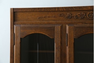 中古　カントリーハウス　10thアニバーサリー1985　収納力抜群!クラシカルな佇まいが魅力のキャビネット　(R-063142)