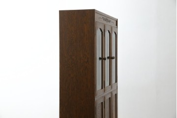 中古　カントリーハウス　10thアニバーサリー1985　収納力抜群!クラシカルな佇まいが魅力のキャビネット　(R-063142)