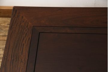 和製ビンテージ　美品　花梨(カリン)材　趣を感じる佇まいが魅力的な関西火鉢(木製火鉢、長火鉢、囲炉裏、ローテーブル、座卓、ヴィンテージ)(R-063143)