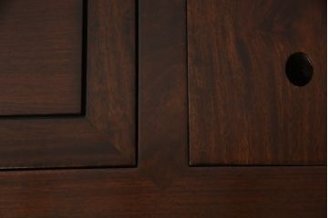 和製ビンテージ　美品　花梨(カリン)材　趣を感じる佇まいが魅力的な関西火鉢(木製火鉢、長火鉢、囲炉裏、ローテーブル、座卓、ヴィンテージ)(R-063143)