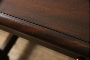 中古　松本民芸家具　T型片袖机　クラシカルな佇まいが魅力的なワークデスク(在宅用、在宅ワーク用、オフィスデスク)(定価約42万円)(R-063144)