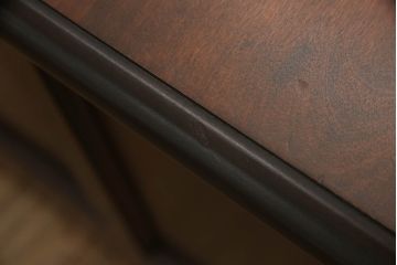 中古　松本民芸家具　T型片袖机　クラシカルな佇まいが魅力的なワークデスク(在宅用、在宅ワーク用、オフィスデスク)(定価約42万円)(R-063144)