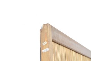 アンティーク建具　涼しげな和の空間づくりにおすすめ御簾戸2枚セット(簾戸、簀戸、葭戸、夏障子、夏戸、引き戸、建具)(R-063151)