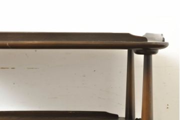 イギリスビンテージ　ERCOL(アーコール)　落ち着いた色合いが品のあるトロリー(キャスターワゴン、キッチンワゴン、ワゴンテーブル、ヴィンテージ)(R-063162)
