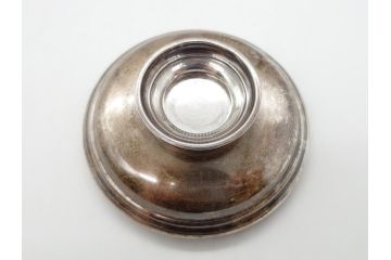 ビンテージ　TIFFANY & CO. STERLING 1012　銀製　蓋つき小物入れ(ヴィンテージ、シルバー、ふた付き小物入れ、マルチケース、ジャー、シュガーポット)(R-063165)