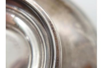 ビンテージ　TIFFANY & CO. STERLING 1012　銀製　蓋つき小物入れ(ヴィンテージ、シルバー、ふた付き小物入れ、マルチケース、ジャー、シュガーポット)(R-063165)