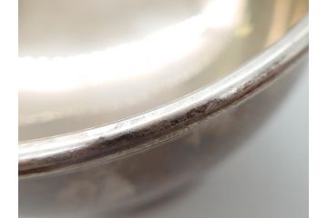 ビンテージ　TIFFANY & CO. STERLING 1012　銀製　蓋つき小物入れ(ヴィンテージ、シルバー、ふた付き小物入れ、マルチケース、ジャー、シュガーポット)(R-063165)