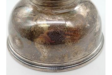 ビンテージ　TIFFANY & CO. STERLING 1012　銀製　蓋つき小物入れ(ヴィンテージ、シルバー、ふた付き小物入れ、マルチケース、ジャー、シュガーポット)(R-063165)