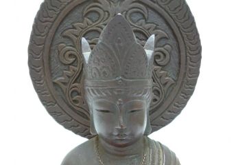 時代物　一利作　銅製　仏像(銅像、昭和8年)(R-063170)