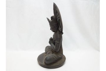時代物　一利作　銅製　仏像(銅像、昭和8年)(R-063170)