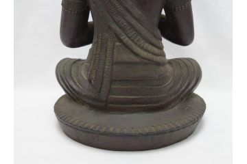 時代物　一利作　銅製　仏像(銅像、昭和8年)(R-063170)