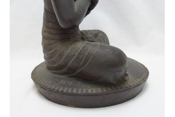 時代物　一利作　銅製　仏像(銅像、昭和8年)(R-063170)