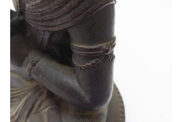 時代物　一利作　銅製　仏像(銅像、昭和8年)(R-063170)