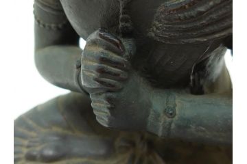 時代物　一利作　銅製　仏像(銅像、昭和8年)(R-063170)