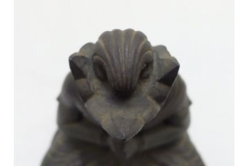 時代物　一利作　銅製　仏像(銅像、昭和8年)(R-063170)