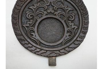 時代物　一利作　銅製　仏像(銅像、昭和8年)(R-063170)