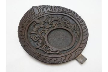 時代物　一利作　銅製　仏像(銅像、昭和8年)(R-063170)