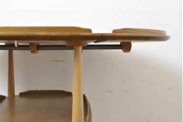 イギリスビンテージ　ERCOL(アーコール)　カフェ風インテリアにもオススメなバタフライトロリー(キッチンワゴン、キャスターワゴン、サイドテーブル、ヴィンテージ)(R-063177)