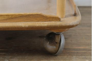 イギリスビンテージ　ERCOL(アーコール)　カフェ風インテリアにもオススメなバタフライトロリー(キッチンワゴン、キャスターワゴン、サイドテーブル、ヴィンテージ)(R-063177)