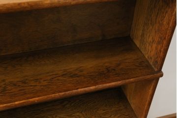 イギリスアンティーク　オーク材　優しい木の温もりが感じられるスタッキングブックシェルフ(ラック、本棚、書棚)(R-063180)