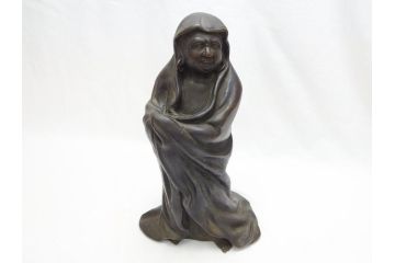 銅製　達磨大師　立像(銅像)(R-063184)