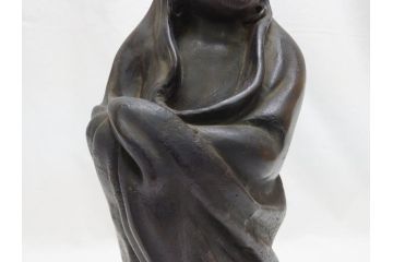 銅製　達磨大師　立像(銅像)(R-063184)