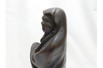 銅製　達磨大師　立像(銅像)(R-063184)