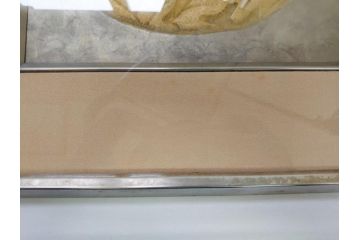 金工家　海野建夫　木陰　彫金　ブロンズ　レリーフ(額装)(R-063186)