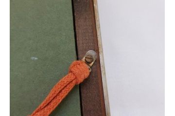 金工家　海野建夫　木陰　彫金　ブロンズ　レリーフ(額装)(R-063186)