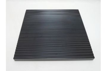 輪島塗　塗師　浜木松峰作　荒目板(共箱付き、輪島漆器、茶道具)(R-063188)