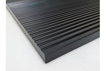 輪島塗　塗師　浜木松峰作　荒目板(共箱付き、輪島漆器、茶道具)(R-063188)