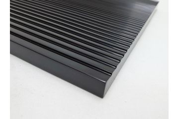 輪島塗　塗師　浜木松峰作　荒目板(共箱付き、輪島漆器、茶道具)(R-063188)