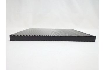 輪島塗　塗師　浜木松峰作　荒目板(共箱付き、輪島漆器、茶道具)(R-063188)
