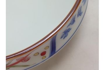 今泉今右衛門　色絵　染付　色鍋島　5.6寸(17cm)小鉢　2.7寸(8.3cm)向付　各5枚セット(共箱なし、五寸六分、二寸七分、中皿、小皿、深皿、和皿、和食器)(R-063192)
