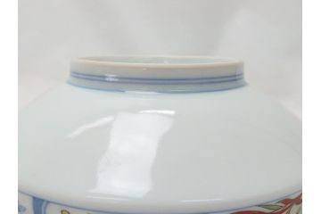 今泉今右衛門　色絵　染付　色鍋島　5.6寸(17cm)小鉢　2.7寸(8.3cm)向付　各5枚セット(共箱なし、五寸六分、二寸七分、中皿、小皿、深皿、和皿、和食器)(R-063192)