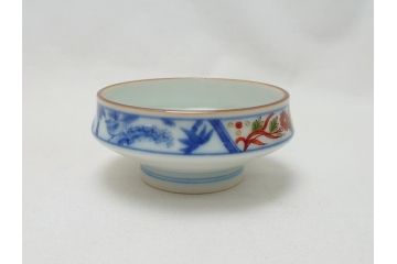 今泉今右衛門　色絵　染付　色鍋島　5.6寸(17cm)小鉢　2.7寸(8.3cm)向付　各5枚セット(共箱なし、五寸六分、二寸七分、中皿、小皿、深皿、和皿、和食器)(R-063192)