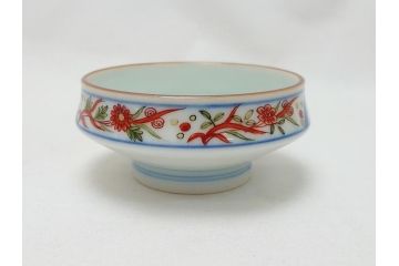 今泉今右衛門　色絵　染付　色鍋島　5.6寸(17cm)小鉢　2.7寸(8.3cm)向付　各5枚セット(共箱なし、五寸六分、二寸七分、中皿、小皿、深皿、和皿、和食器)(R-063192)